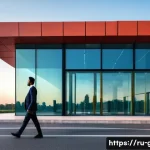 공무원 시험과 직무 선택의 주요 차이점 - **Prompt:** A young adult, thoughtfully standing at a clear crossroads under a bright, early morning...